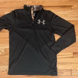 Camo under armor q zip